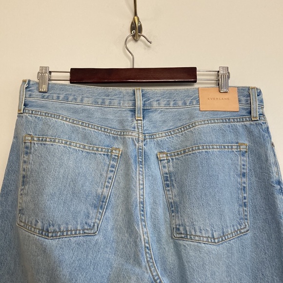 Everlane The 90s Cheeky Jean Womens 31 Ankle Light Blue High Waist Straight Leg - Picture 4 of 13